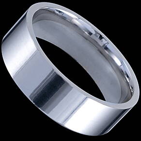 Silver ring, wedding ring 