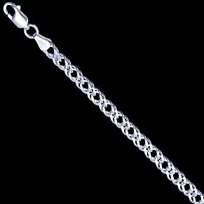 Silver chain, 1430-70 CHR11 Double Link