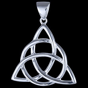 Silver pendant, Celtic design
