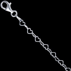 Waist chain, 7233-45 CHP heart chain